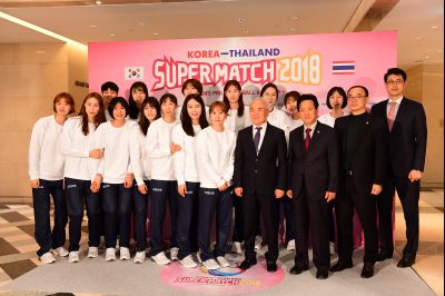 2018 한국 대 태국 여자배구 올스타 슈퍼매치 웰컴파티 D-22.JPG