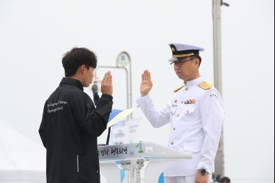 제11회 화성 뱃놀이 축제 행사 중 해양소년 경기연맹 선서식 A-44.JPG