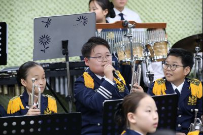 서철모 시장 장안초등학교 오케스트라 연주단원과 간담회 A-104.JPG