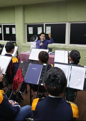서철모 시장 장안초등학교 오케스트라 연주단원과 간담회 A-118.JPG