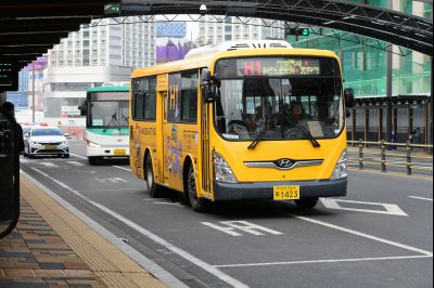 동탄역 택시승강장 및 버스 승하차 현황