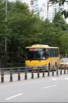 노작로 및 솔빛마을 사거리 사거리,동탄2동 행정복지센터 앞 정류장, 그늘막, H16 동탄순환버스 운행현황 A-66.JPG