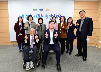 화성시 장애인합창단 전국합창대회 대상 수상 축하 격려