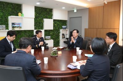 정명근 시장 최진모 평택해양경찰서장 접견