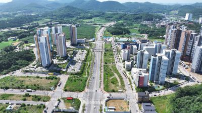 화성비봉공공주택지구, 비봉면 소재지, 구포리, 비봉사거리 및 서해안 고속도로 비봉톨게이트 항공사진 DJI_20240716102743_0245_D.jpg