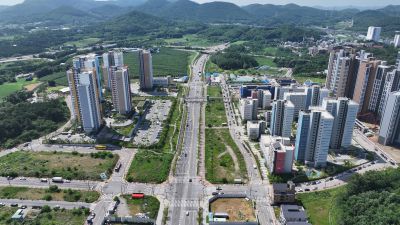 화성비봉공공주택지구, 비봉면 소재지, 구포리, 비봉사거리 및 서해안 고속도로 비봉톨게이트 항공사진 DJI_20240716102743_0246_D.jpg