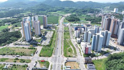 화성비봉공공주택지구, 비봉면 소재지, 구포리, 비봉사거리 및 서해안 고속도로 비봉톨게이트 항공사진 DJI_20240716102743_0247_D.jpg