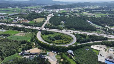 화성비봉공공주택지구, 비봉면 소재지, 구포리, 비봉사거리 및 서해안 고속도로 비봉톨게이트 항공사진 DJI_20240716102859_0252_D.jpg