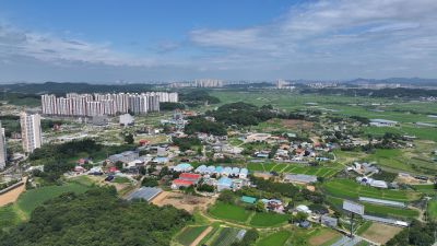 화성비봉공공주택지구, 비봉면 소재지, 구포리, 비봉사거리 및 서해안 고속도로 비봉톨게이트 항공사진 DJI_20240716103005_0267_D.jpg