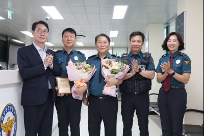 동탄지구대 방문 유공자 표창