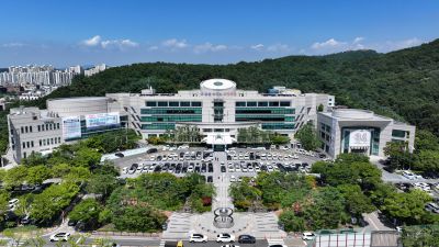 화성특례시청 및 화성특례시의회 건립공사현장, 남양읍 일원 항공촬영