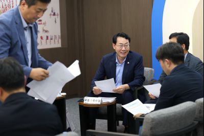 정명근 시장 수자원공사 관계자 면담