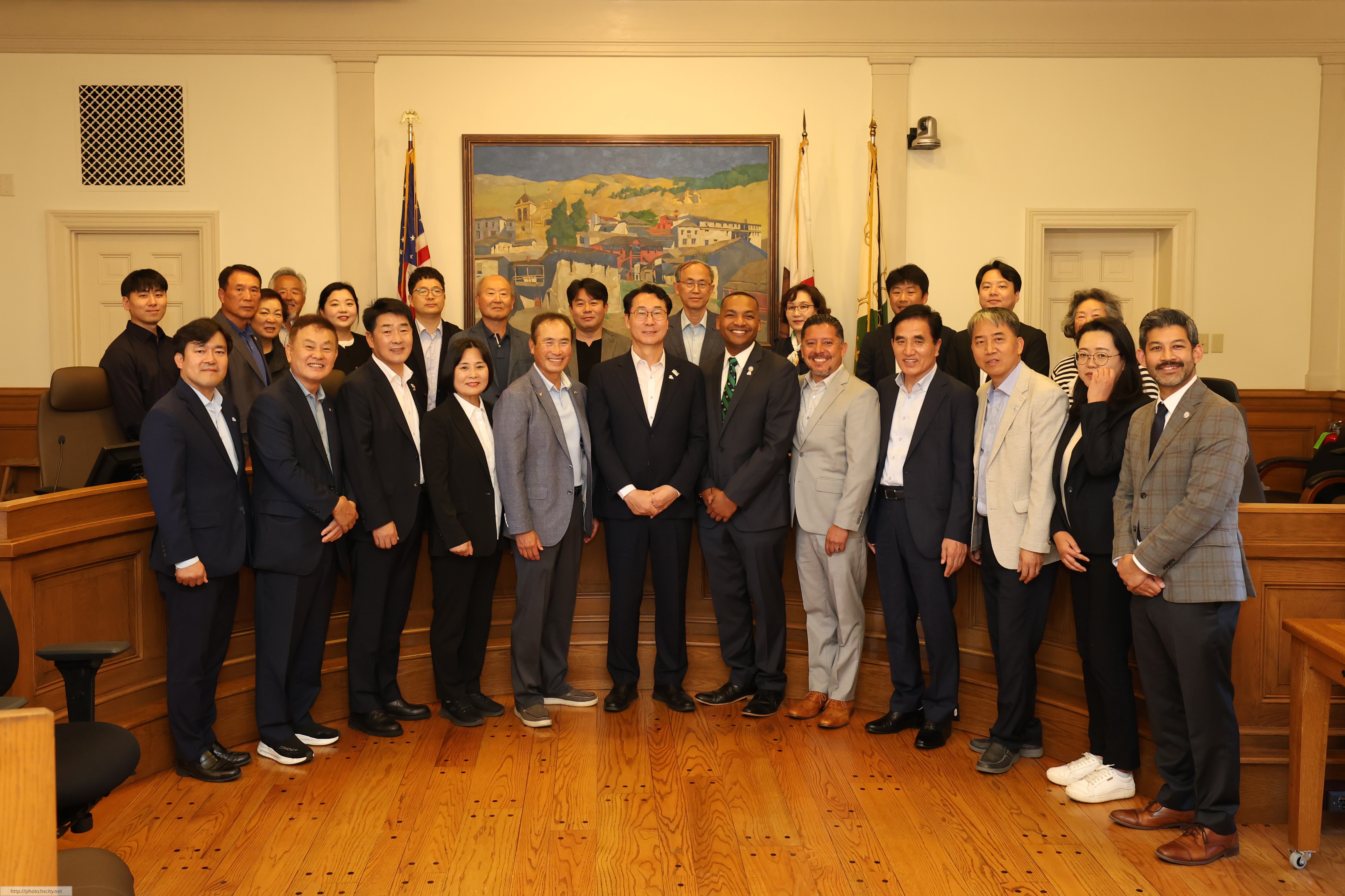 미국 몬터레이시 방문 간담회 