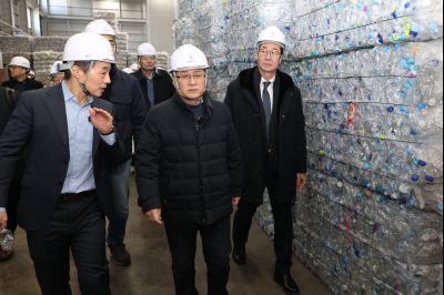 (환경부장관)플라스틱 재활용 현장방문