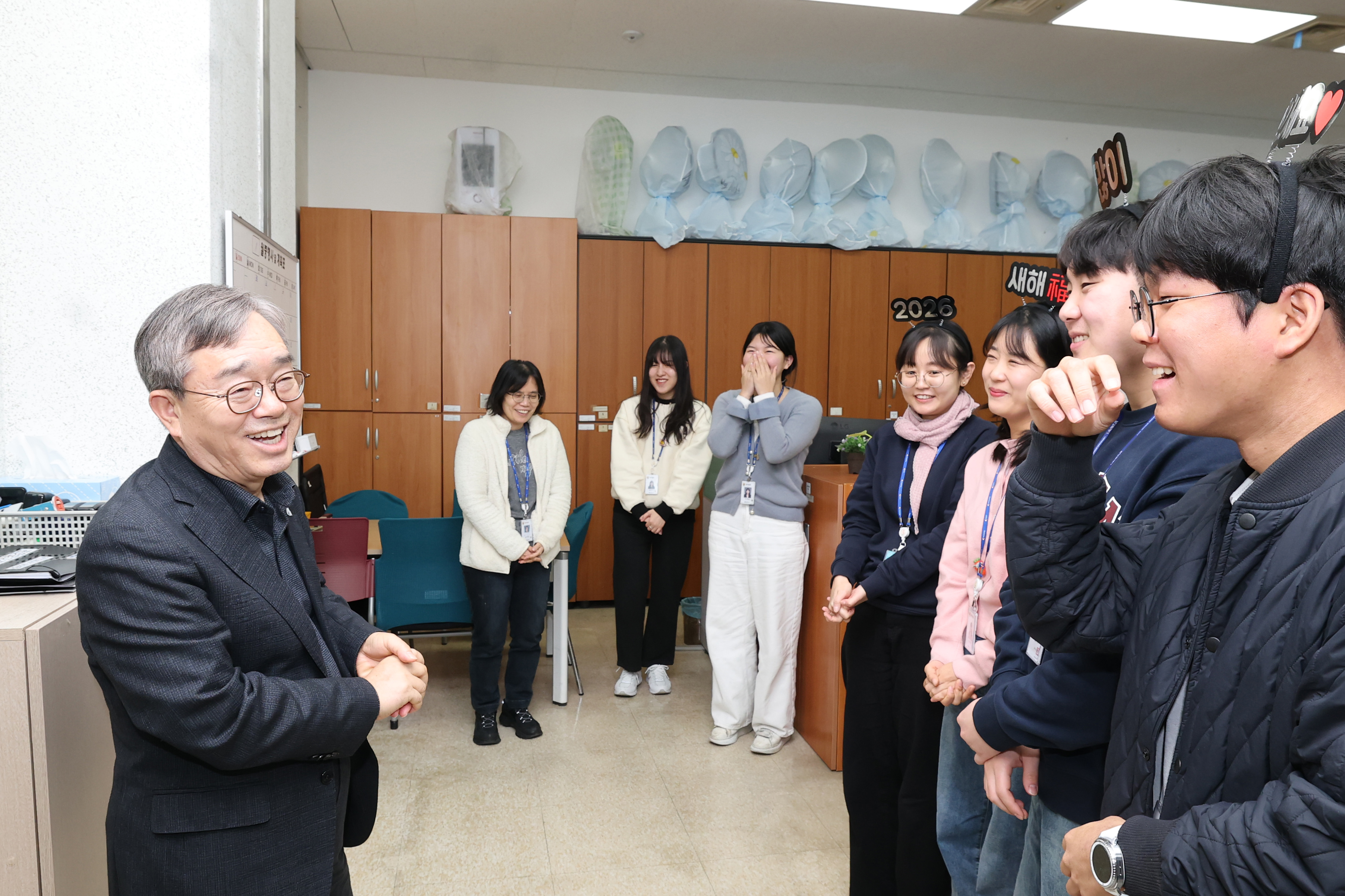 2025년 직원과의 송년인사 