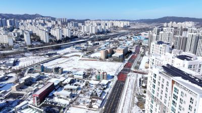 봉담와우도서관 및 효행초등학교, 와우리, 동화리 일원 항공촬영 DJI_20260123194307_0060_D_resize.JPG