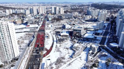 봉담와우도서관 및 효행초등학교, 와우리, 동화리 일원 항공촬영 DJI_20260123194333_0069_D_resize.JPG