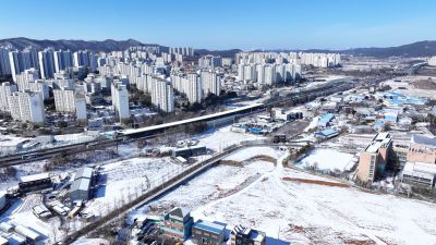 봉담와우도서관 및 효행초등학교, 와우리, 동화리 일원 항공촬영 DJI_20260123194407_0078_D_resize.JPG