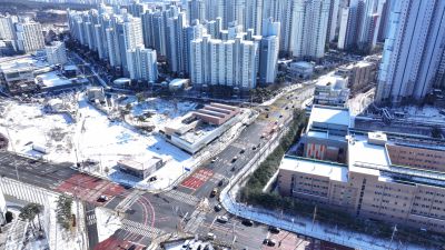 봉담와우도서관 및 효행초등학교, 와우리, 동화리 일원 항공촬영 DJI_20260123194436_0087_D_resize.JPG