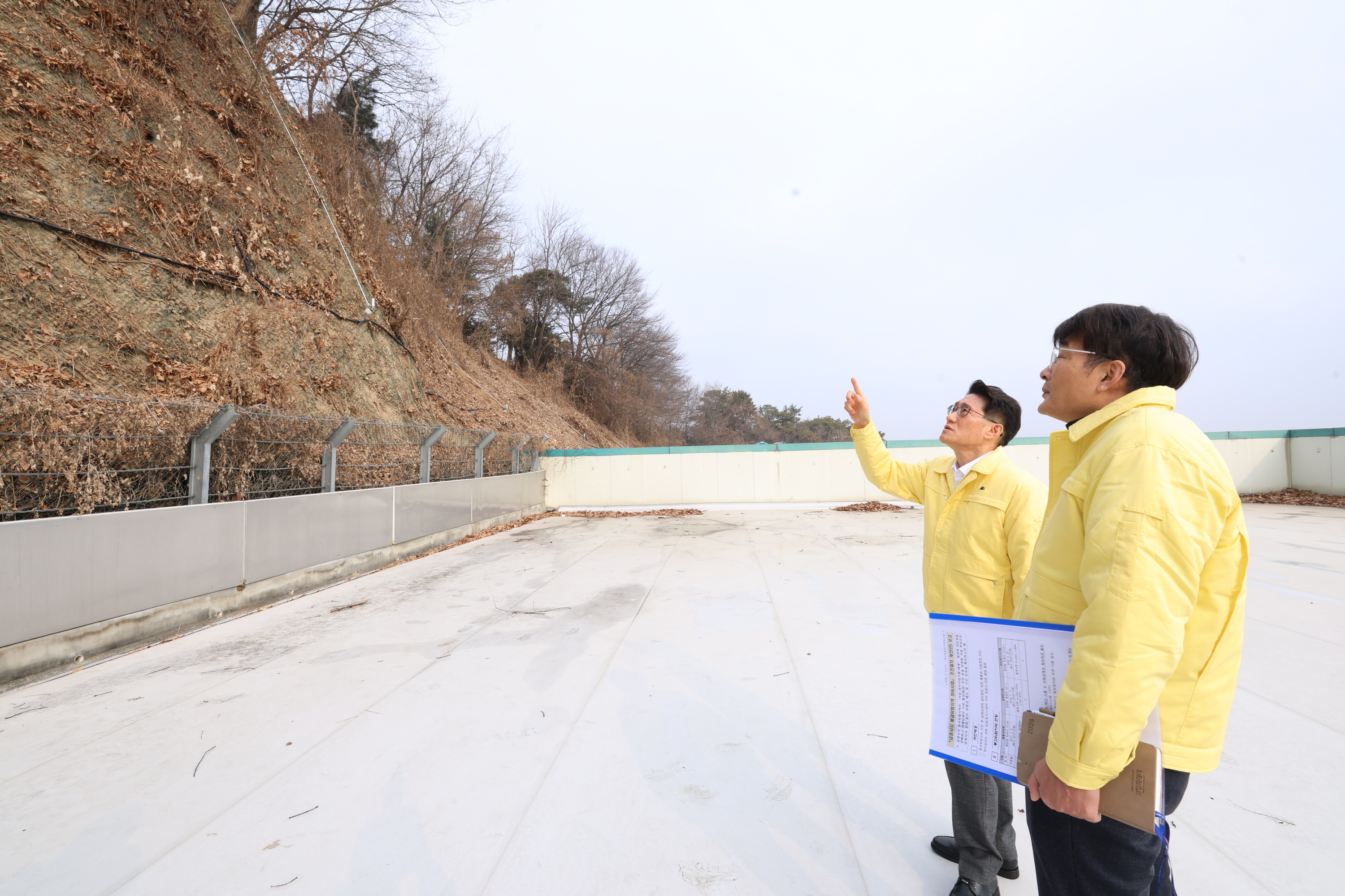 윤성진 제1부시장 향남읍 화리현리 급경사지 위험지역 현방방문 