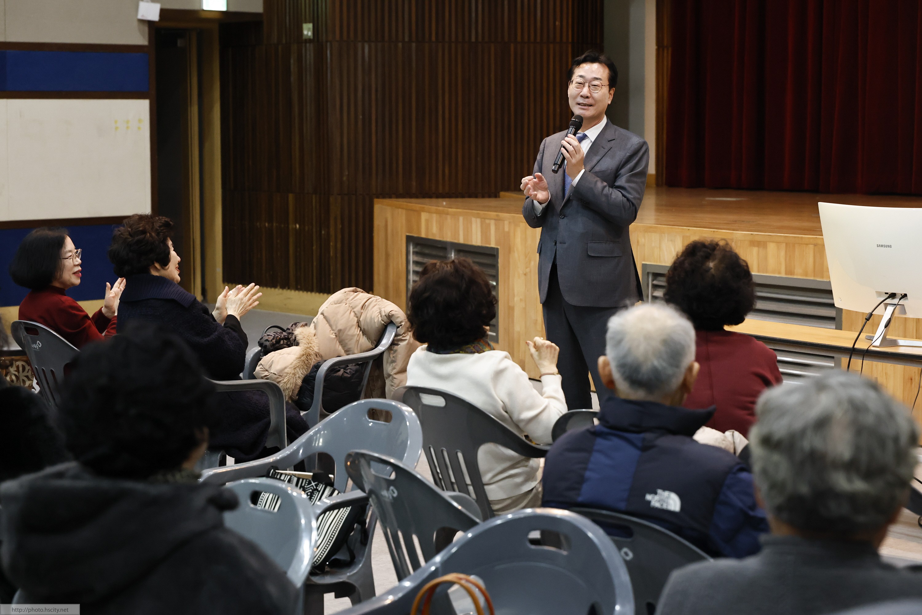 설명절 맞이 기관방문(나래울복지관) 