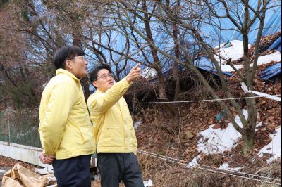 윤성진 제1부시장 남양읍 북양리 급경사지 위험지역 현장방문 C1KS9889_resize.JPG