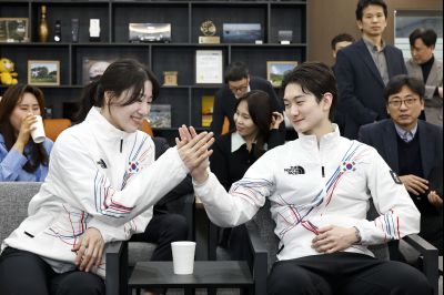 2026 밀라노 동계올림픽 빙상부 봉납식