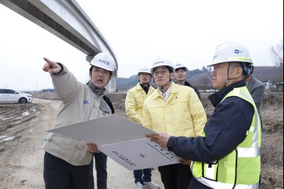 인천발 KTX 직결사업 해빙기 대비 건설현장 점검
