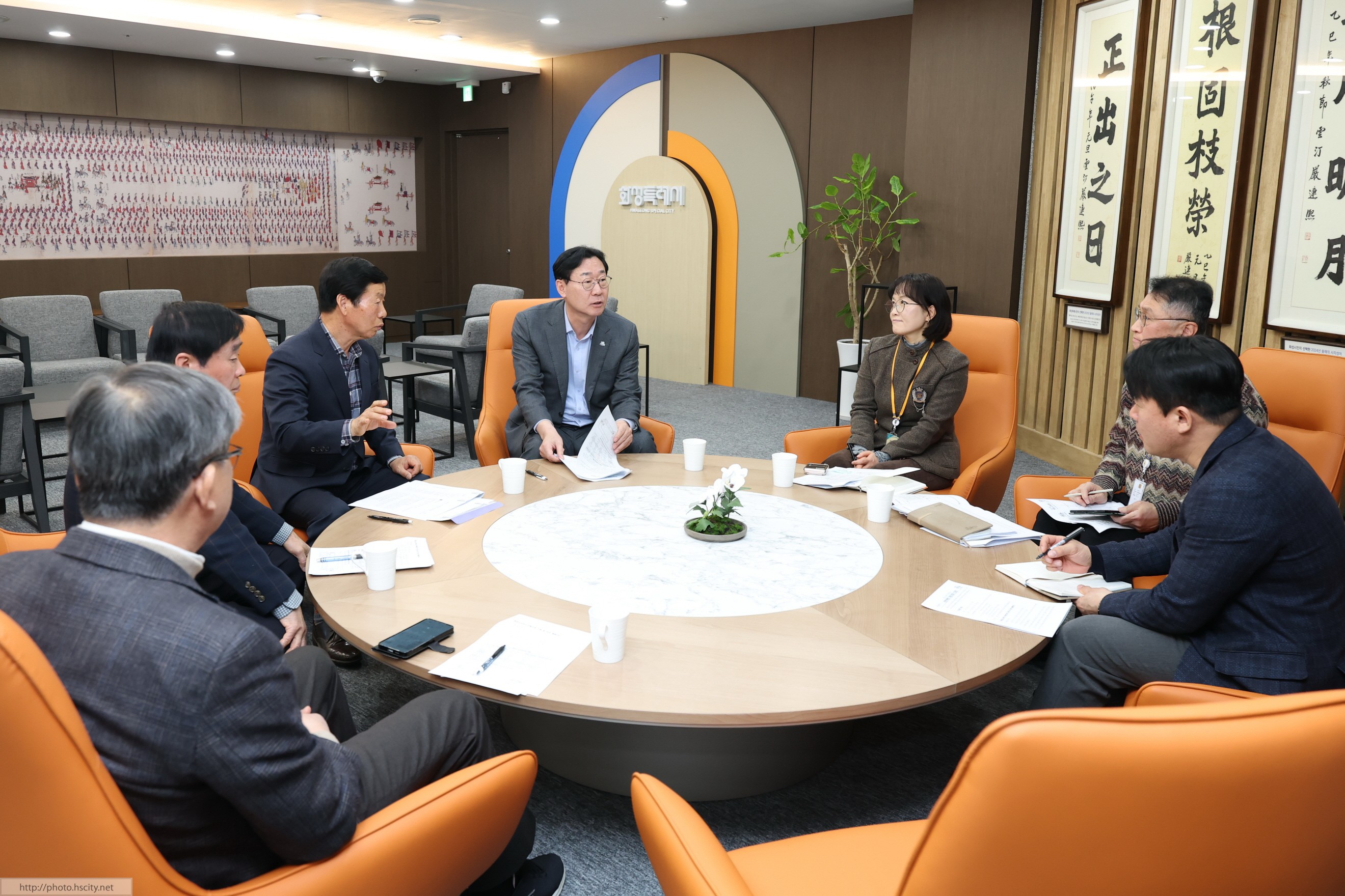 화성시서부노인복지관 운영위원회 이용자대표 간담회 