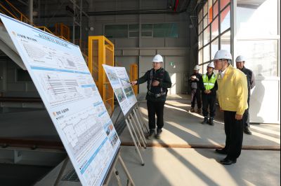 신안산선 복선전철 차량기지 해빙기 대비 현장점검