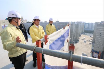 윤성진 제1 부시장 해빙기 대비 동탄2지구 민간 건축공사 현장 점검