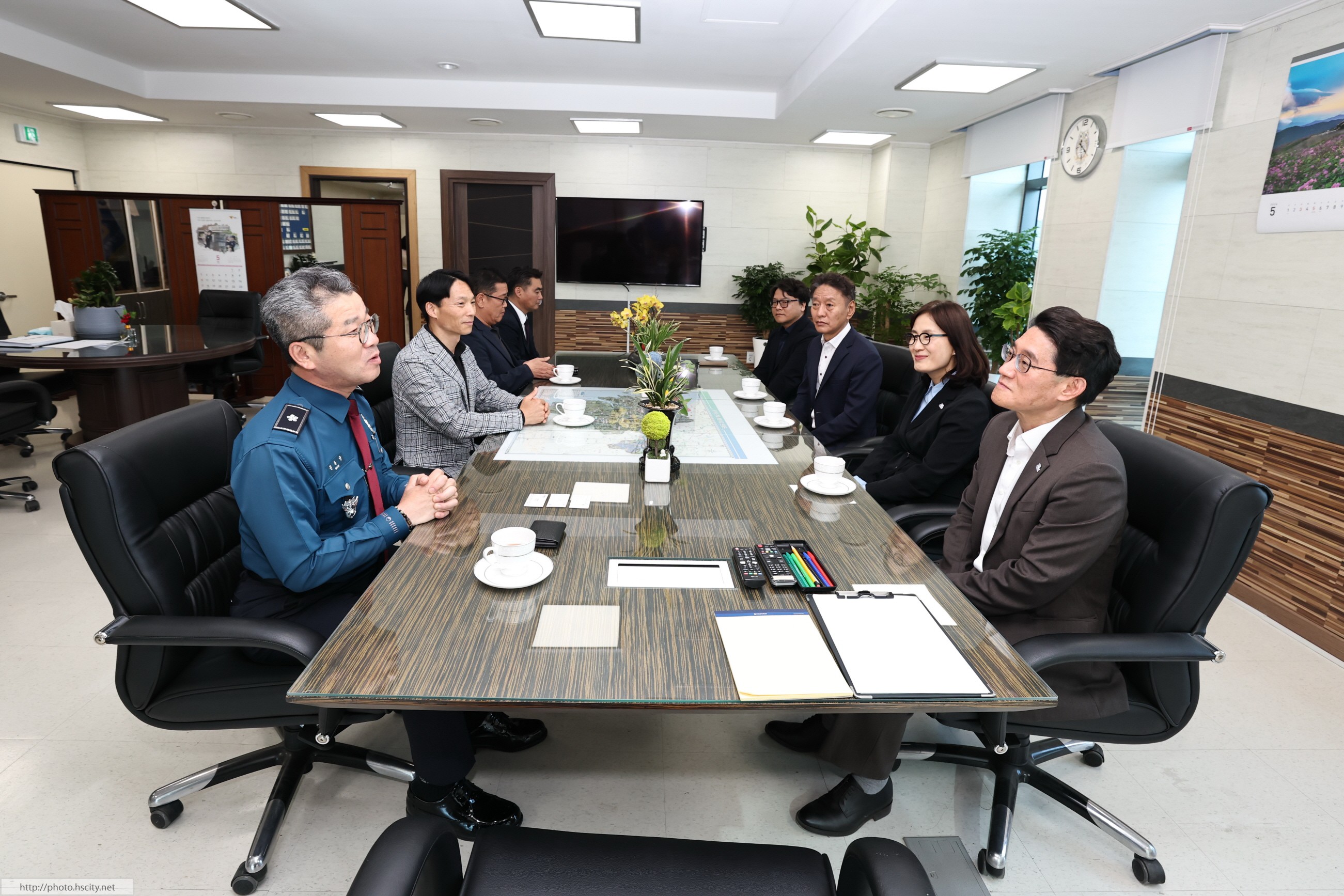 윤성진 제1부시장 화성동탄경찰서 방문 및 면담 