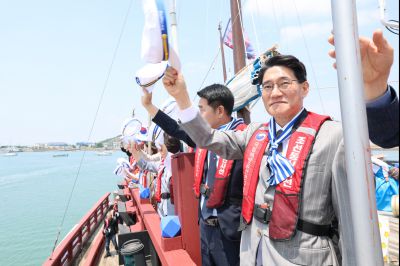 제16회 화성 뱃놀이 축제 2일차 개막식 - 조선통신사선 탑승